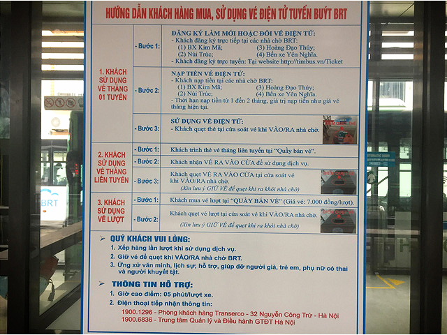 Hà Nội chính thức sử dụng vé điện tử tại xe bus nhanh BRT - Ảnh 2.