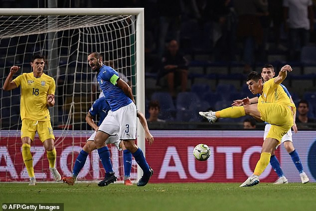 Giao hữu quốc tế Italia 1-1 Ukraina: ĐT Italia nối dài chuỗi trận thất vọng - Ảnh 2.