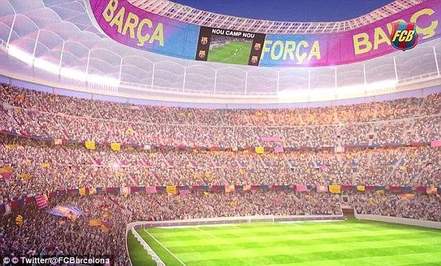 VIDEO Kế hoạch nâng cấp sân Nou Camp lên 105.000 chỗ ngồi - Ảnh 4.