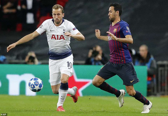 ẢNH: Messi toả sáng, Barcelona đánh bại Tottenham ngay tại Wembley - Ảnh 1.