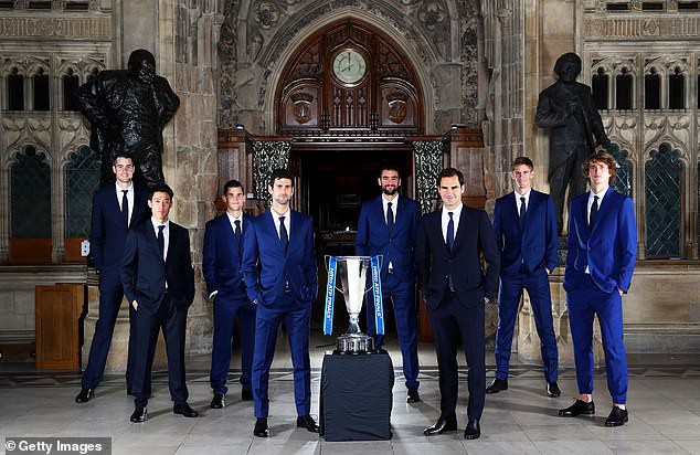 Roger Federer hy vọng ATP Finals tiếp tục được diễn ra tại London - Ảnh 1. Roger Federer hy vọng ATP Finals tiếp tục được diễn ra tại London - Ảnh 1.