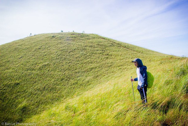 Những đồi cỏ xanh bạt ngàn trên cung đường trekking đẹp nhất Việt Nam - Ảnh 2.