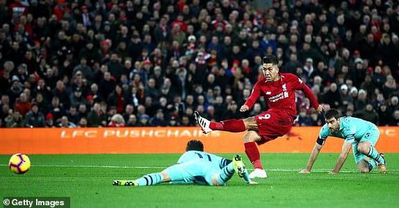 VIDEO Liverpool 5-1 Arsenal: Tam tấu Firmino - Salah - Mane thi nhau tỏa sáng - Ảnh 2.