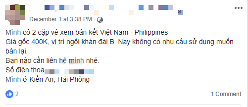 Trước thềm trận Việt Nam - Philippines: Vé sốt đỉnh điểm, cao gấp 6 - 7 lần giá trị thật - Ảnh 3.