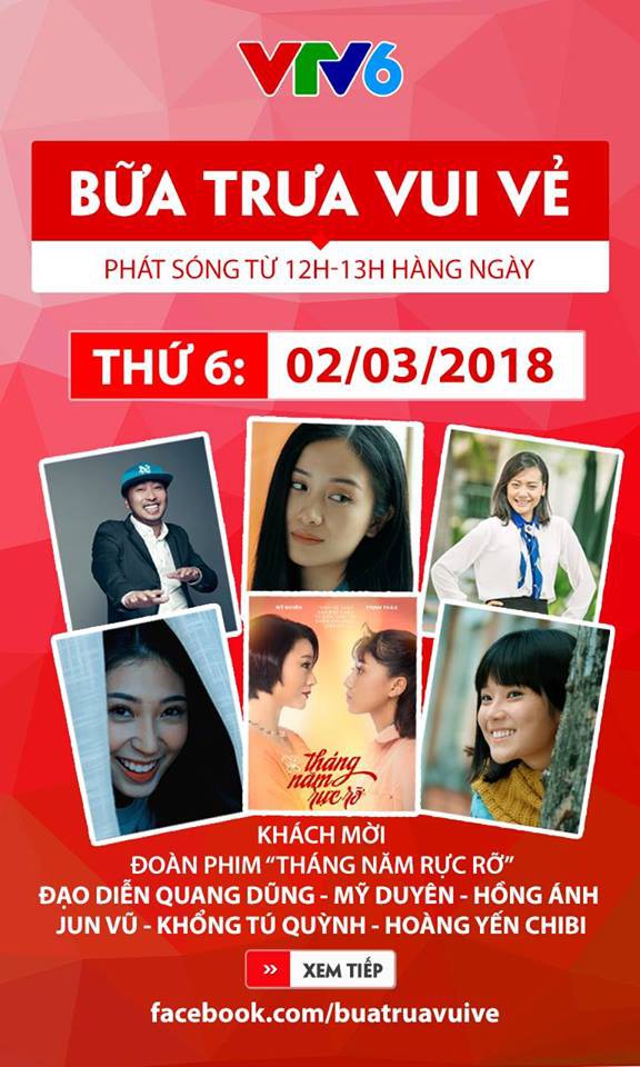 Ăn trưa cùng đoàn phim Tháng năm rực rỡ (12h, VTV6) - Ảnh 1.