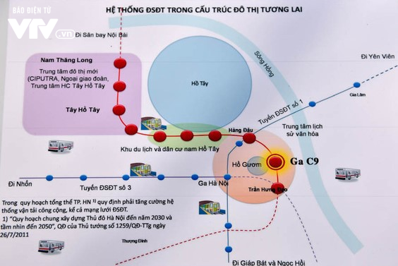 Trưng bày phối cảnh ga tàu điện ngầm cạnh Hồ Gươm: Người e ngại, người tán thành - Ảnh 2.