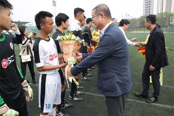 Khai mạc giải giao hữu quốc tế U15 Việt Nam - Nhật Bản 2018 - Ảnh 3.