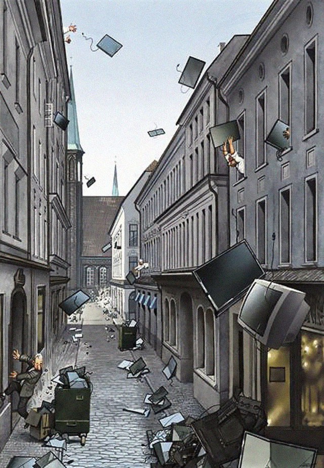 Những bức vẽ th&uacute; vị &ldquo;bắt bệnh&rdquo; x&atilde; hội hiện đại - Ảnh 8.