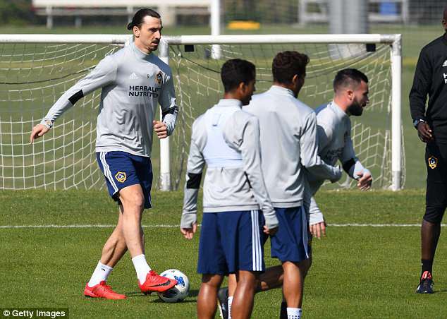 Ibrahimovic rạng rỡ trong buổi tập đầu tiên tại LA Galaxy - Ảnh 5.