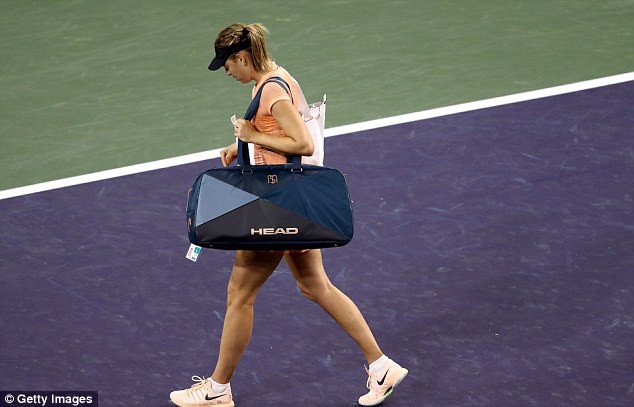 Đơn nữ Indian Wells: Sharapova dừng bước ngay ở vòng 1 - Ảnh 2.