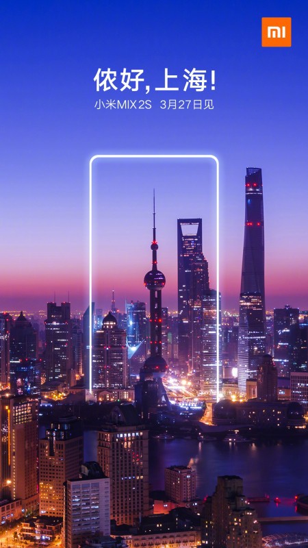 Xiaomi Mi Mix 2s sẽ ra mắt tại Thượng Hải vào ngày 27/3 - Ảnh 1.