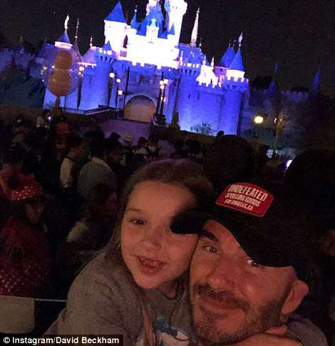 Gia đình Beckham vui vẻ đi chơi ở Disneyland - Ảnh 8.