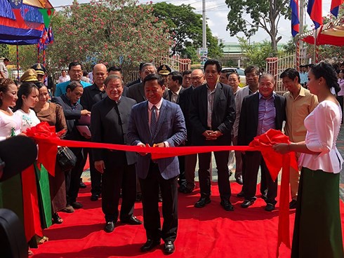 Khánh thành Đài phát thanh FM do VOV tặng tại tỉnh Kampong Speu - Ảnh 1.