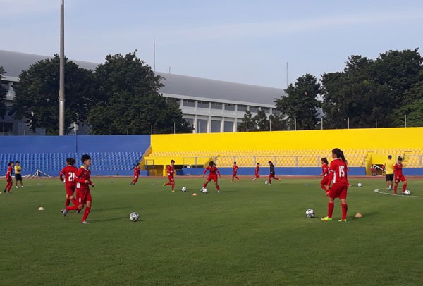 ĐT U16 nữ Việt Nam quyết tâm vào chung kết U16 nữ ĐNA 2018 - Ảnh 3.