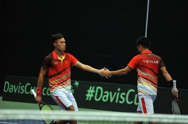 Vượt qua ĐT Campuchia, ĐT Việt Nam giành vé vào vòng 2 Davis Cup 2018 - Ảnh 2. Vượt qua ĐT Campuchia, ĐT Việt Nam giành vé vào vòng 2 Davis Cup 2018 - Ảnh 2.