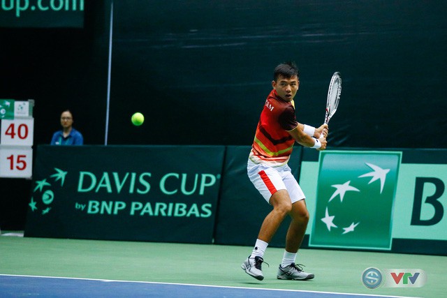 ẢNH: Lý Hoàng Nam có chiến thắng đầu tiên tại Davis Cup - Ảnh 13. ẢNH: Lý Hoàng Nam có chiến thắng đầu tiên tại Davis Cup - Ảnh 13.