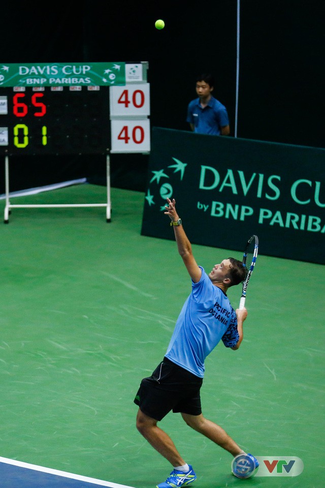 ẢNH: Lý Hoàng Nam có chiến thắng đầu tiên tại Davis Cup - Ảnh 4. ẢNH: Lý Hoàng Nam có chiến thắng đầu tiên tại Davis Cup - Ảnh 4.