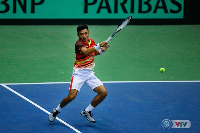 ẢNH: Lý Hoàng Nam có chiến thắng đầu tiên tại Davis Cup - Ảnh 8. ẢNH: Lý Hoàng Nam có chiến thắng đầu tiên tại Davis Cup - Ảnh 8.
