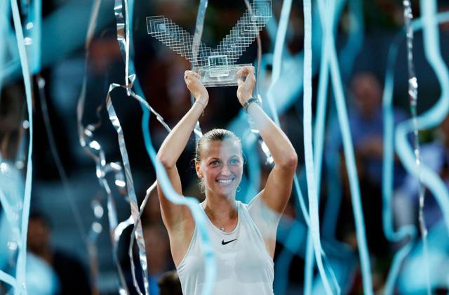 Thắng kịch tính Bertens, Kvitova lên ngôi tại giải quần vợt Madrid mở rộng 2018 - Ảnh 4.