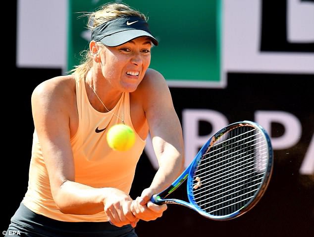 Thắng kịch tính Ostapenko, Sharapova tiến sát trận chung kết Rome mở rộng 2018 - Ảnh 1.