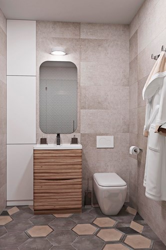 Căn hộ 60 m2 có một phòng ngủ đẹp trang nhã - Ảnh 9.