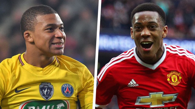 Man Utd nhắm Mbappe bằng 167 triệu bảng cùng Martial - Ảnh 1.