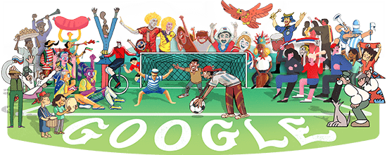 Hưởng ứng World Cup 2018, Google thay ảnh đại diện công cụ tìm kiếm - Ảnh 1.