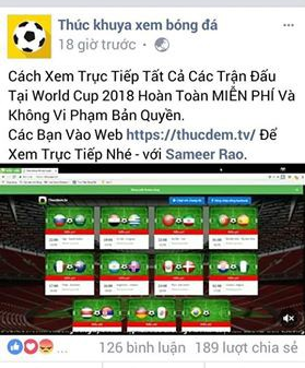 Tình trạng vi phạm bản quyền FIFA World Cup™ 2018 xuất hiện tràn lan trên Facebook, Youtube... - Ảnh 7.