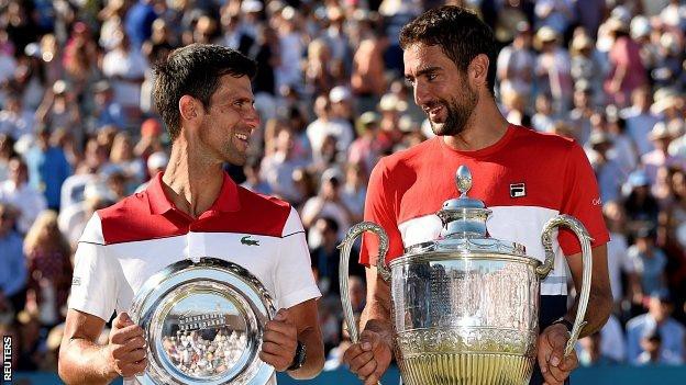 Chung kết Queens Club 2018: Djokovic bại trận trước Cilic - Ảnh 2.