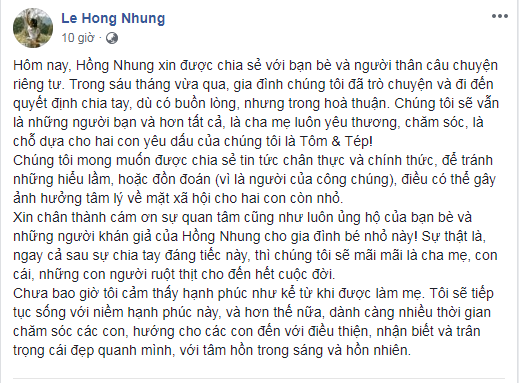 Hồng Nhung tiết lộ chia tay chồng tây dù đã có hai thiên thần nhỏ đáng yêu - Ảnh 1.