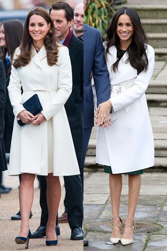 Kate Middleton và Meghan Markle “đụng hàng” trang phục: Ai đẹp hơn ai? - Ảnh 4.