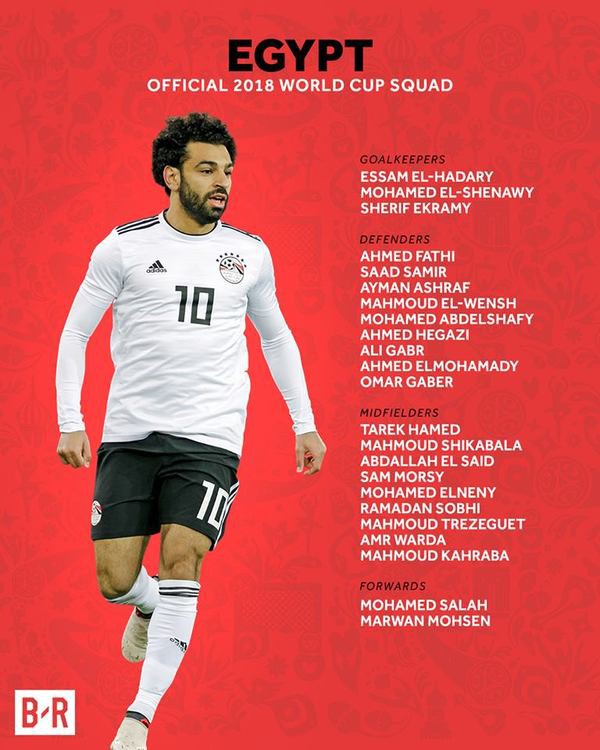 ĐT Ai Cập chốt danh sách dự World Cup 2018: Bất ngờ với Salah - Ảnh 2.