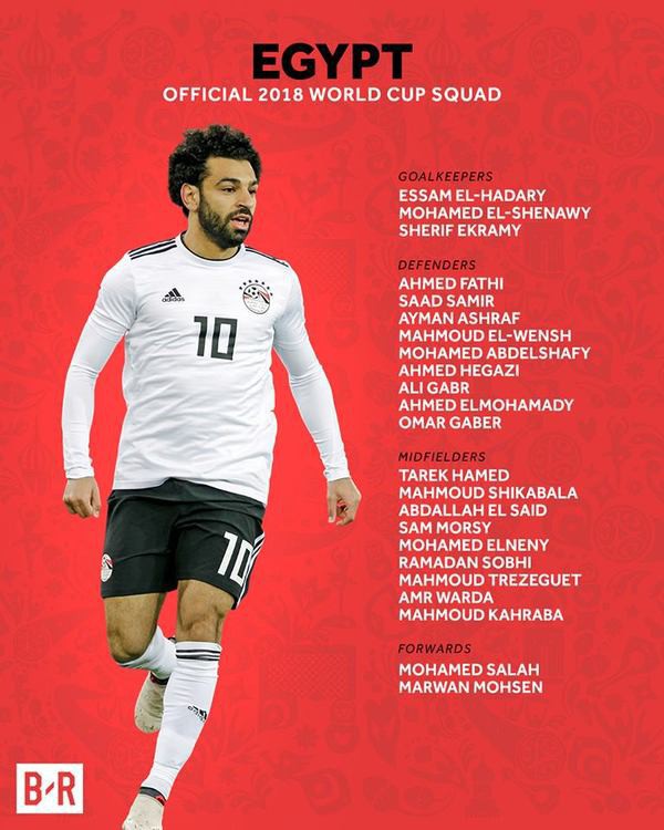 ĐT Ai Cập chốt danh sách cầu thủ dự World Cup 2018: Salah gây bất ngờ cho người hâm mộ - Ảnh 2.