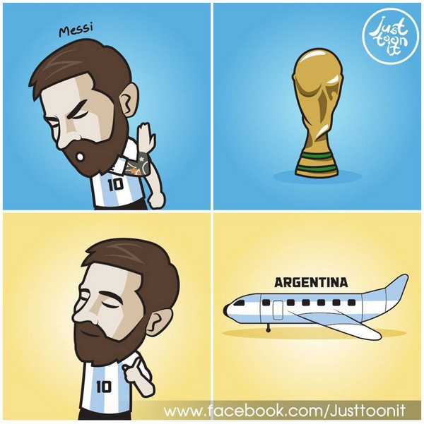 Dân mạng chế ảnh hài hước sau thất bại của Messi và tuyển Argentina tại World Cup - Ảnh 6.