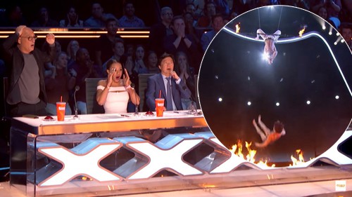 Americas Got Talent: Đứng tim trước khoảnh khắc thí sinh thi nhào lộn rơi xuống đất - Ảnh 1.