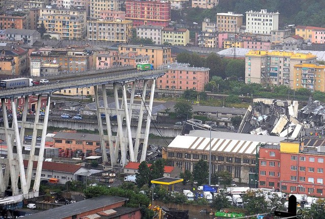 Tuyển thủ Italy thoát chết trong vụ sập cầu ở Genoa - Ảnh 2.