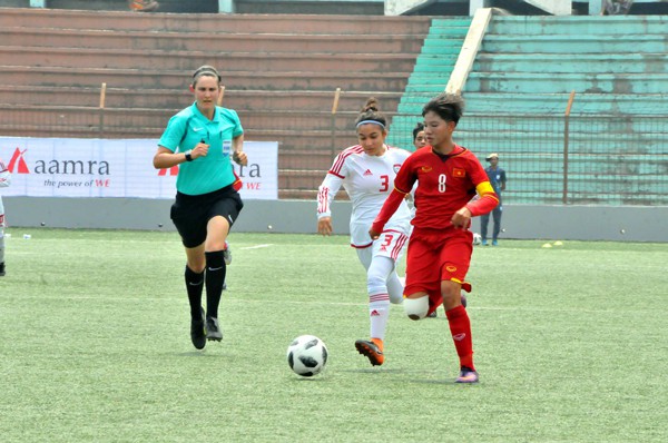 VL thứ nhất U16 nữ châu Á 2019 (bảng F): Đánh bại UAE 4-0, Việt Nam giành trọn 3 điểm - Ảnh 1.