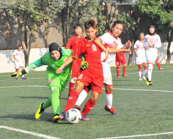 Vòng loại thứ nhất U16 nữ châu Á 2019 (bảng F): Việt Nam thắng đậm Bahrain 14-0 - Ảnh 7.