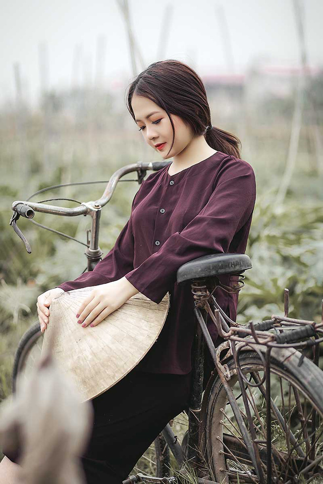 Xao xuyến vẻ đẹp của người con gái thôn quê - Ảnh 4. Xao xuyến vẻ đẹp của người con gái thôn quê - Ảnh 4.