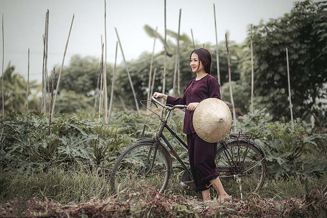 Xao xuyến vẻ đẹp của người con gái thôn quê - Ảnh 6. Xao xuyến vẻ đẹp của người con gái thôn quê - Ảnh 6.