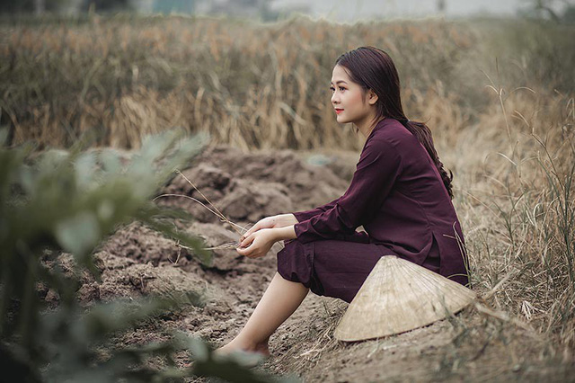 Xao xuyến vẻ đẹp của người con gái thôn quê - Ảnh 10. Xao xuyến vẻ đẹp của người con gái thôn quê - Ảnh 10.