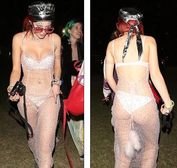 Bella Thorne diện váy xuyên thấu lộ nội y - Ảnh 4. Bella Thorne diện váy xuyên thấu lộ nội y - Ảnh 4.