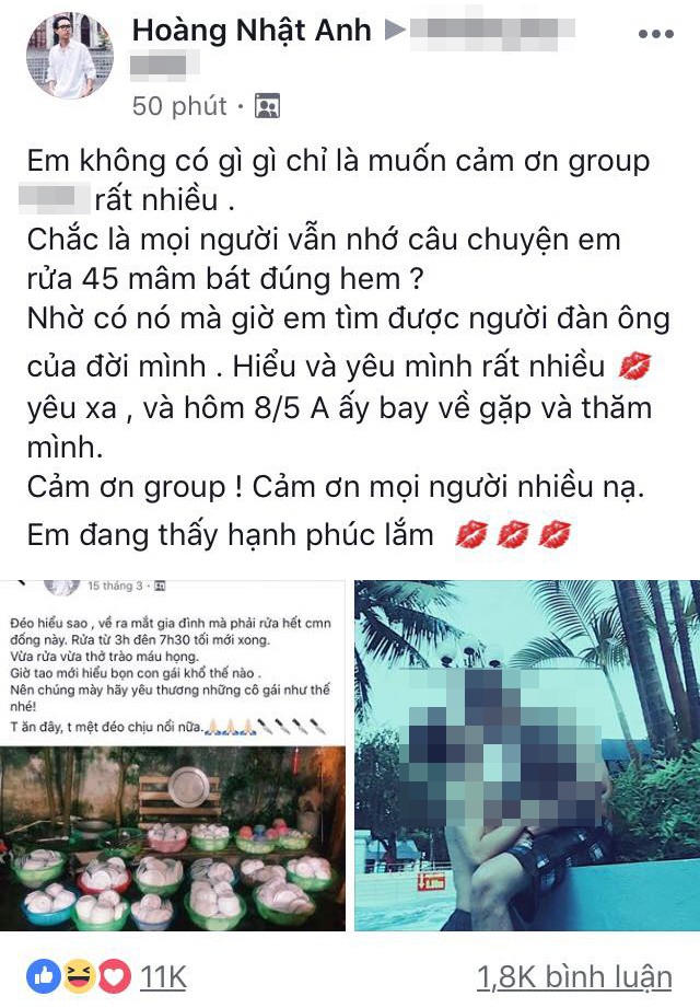Nhờ nổi trên mạng, chàng trai rửa 15 rổ bát đĩa tìm được... bạn trai - Ảnh 4. Nhờ nổi trên mạng, chàng trai rửa 15 rổ bát đĩa tìm được... bạn trai - Ảnh 4.