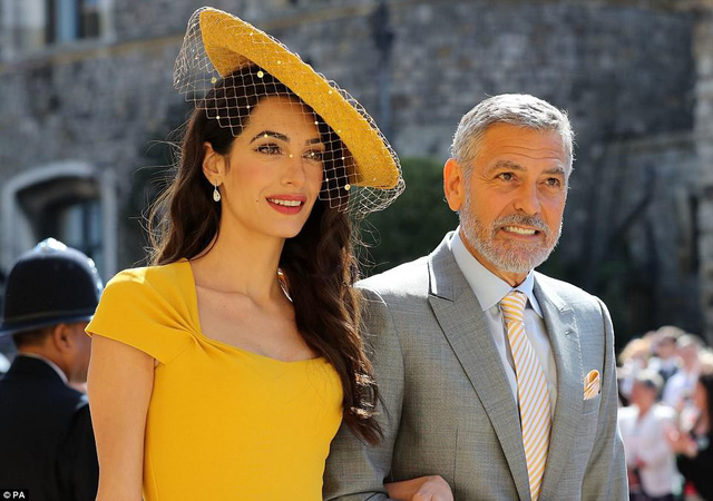 Vợ chồng George Clooney thanh lịch dự đám cưới hoàng gia - Ảnh 9. Vợ chồng George Clooney thanh lịch dự đám cưới hoàng gia - Ảnh 9.