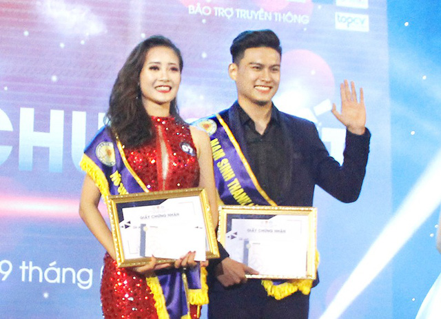 Cặp trai tài gái sắc đăng quang Nam vương và Hoa khôi HV Tài chính - Ảnh 2. Cặp trai tài gái sắc đăng quang Nam vương và Hoa khôi HV Tài chính - Ảnh 2.
