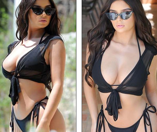Demi Rose diện áo tắm bốc lửa khoe vòng ba ngoại cỡ - Ảnh 6.