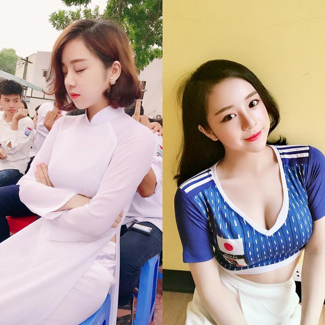 “Hot girl ngủ gật” nhiệt tình cổ vũ cho đội tuyển Nhật Bản tại World Cup - Ảnh 2. “Hot girl ngủ gật” nhiệt tình cổ vũ cho đội tuyển Nhật Bản tại World Cup - Ảnh 2.