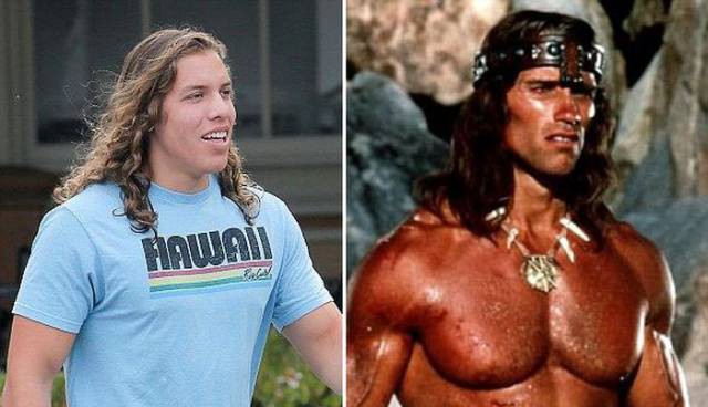 Kẻ hủy diệt Arnold Schwarzenegger đi ăn cùng con rơi - Ảnh 14.
