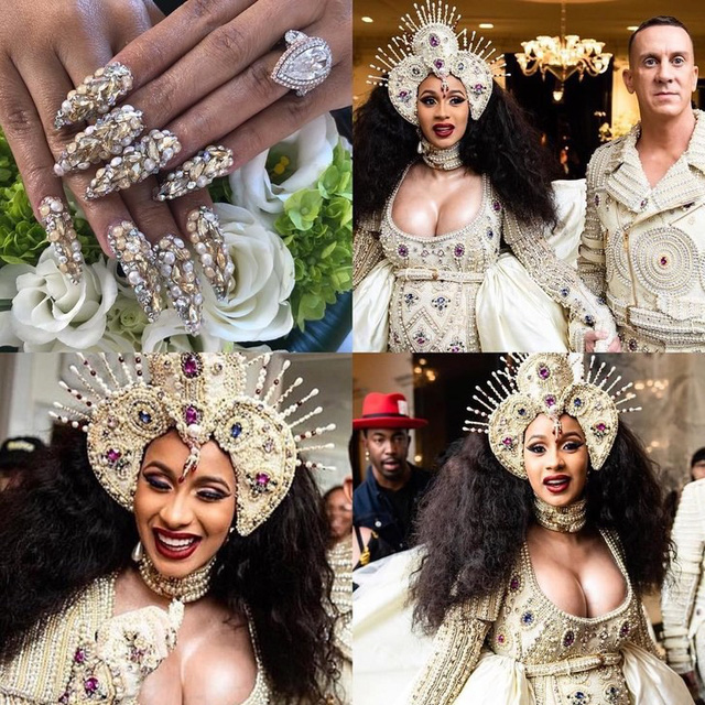 Choáng với những kiểu móng tay cầu kỳ của Cardi B - Ảnh 20. Choáng với những kiểu móng tay cầu kỳ của Cardi B - Ảnh 20.