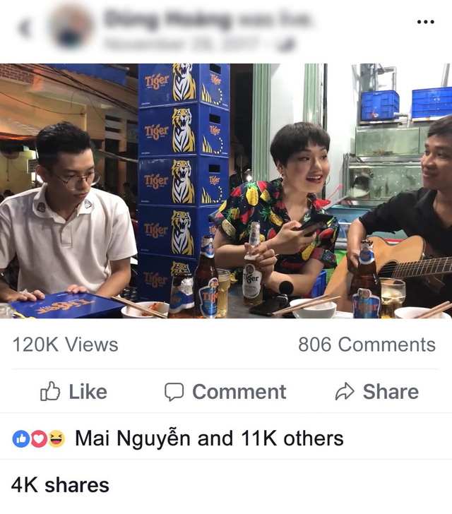 Miu L&ecirc; g&acirc;y b&atilde;o mạng khi lộ clip h&aacute;t ở qu&aacute;n lề đường - Ảnh 2.